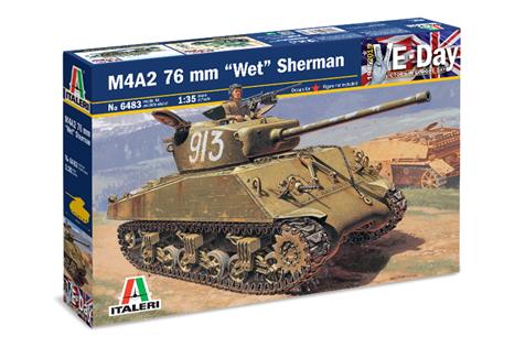 6483 техника и вооружение m4a2 76mm wet шерман 1 35